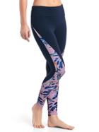 Gap Women Gapfit Blackout Gfast High Rise Botanical Print Leggings - Butterfly Botanical Pink