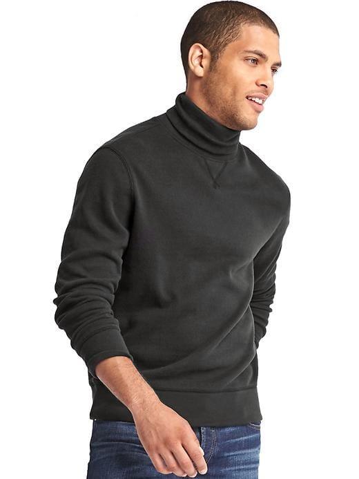 Gap Men French Rib Knit Turtleneck - Moonless Night