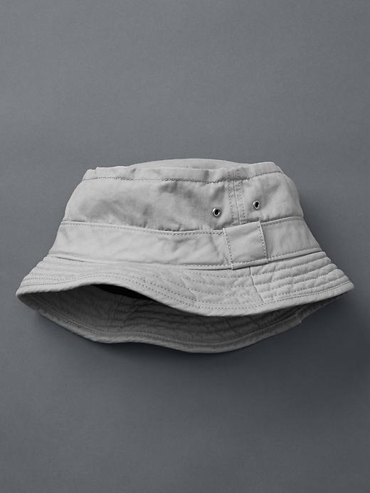 Gap Men Cotton Bucket Hat - Antique Pewter