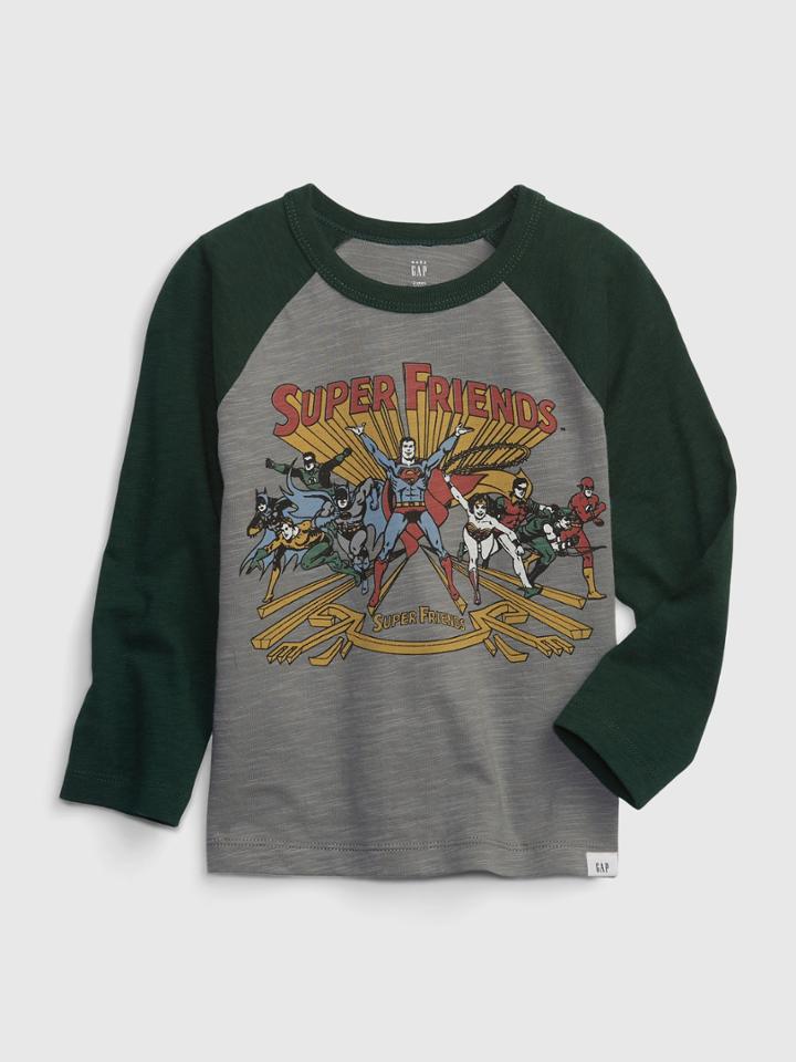 Babygap | Dc3 100% Organic Cotton Raglan Graphic T-shirt