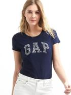 Gap Women Logo Graphic Short Sleeve Tee - Dark Night