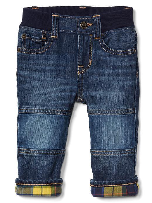 Gap My First Lined Straight Jeans - Dark Rinse