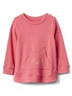 Gap Animal Tunic Pullover - Red Fox