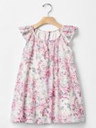 Gap Cherry Blossom Flutter Dress - Floral Print