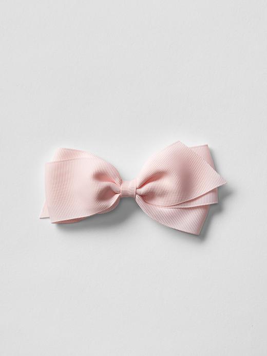 Gap Big Bow Hairclip - Pink Cameo