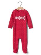 Gap Babygap X Red Footed One Piece - Red