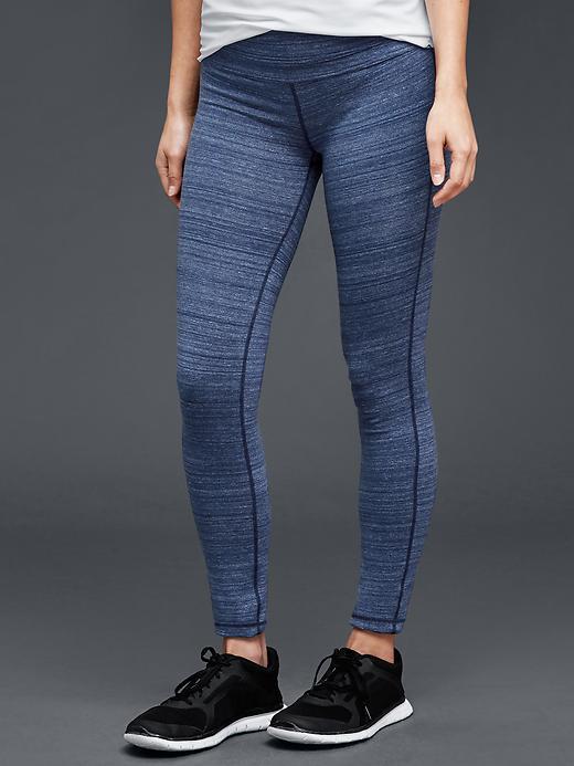 Gap Gapfit Gfast Cotton Leggings - Navy