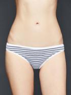 Gap Women Low Rise Bikini - June Stripe White