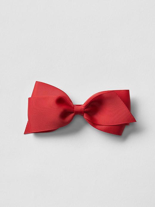 Gap Big Bow Hairclip - Modern Red