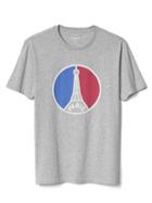 Gap Men Short Sleeve Graphic Tee - Paris Eiffel Tower