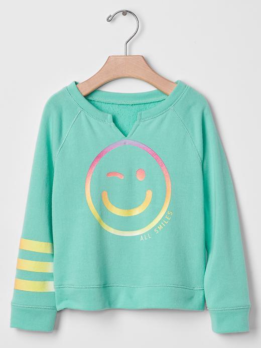 Gap Beach Graphic Sweatshirt - Shore Blue