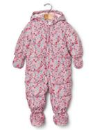 Gap Warmest Down Snowsuit - Small Floral