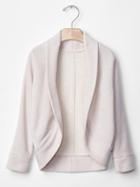 Gap Shimmer Open Cocoon Cardigan - Pink Cameo
