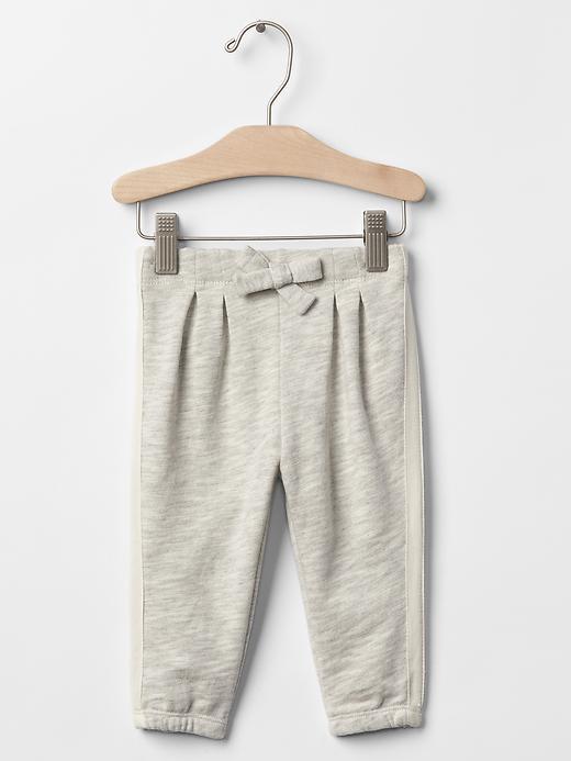 Gap Marled Pleat Pants - Gray
