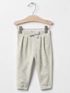 Gap Marled Pleat Pants - Gray