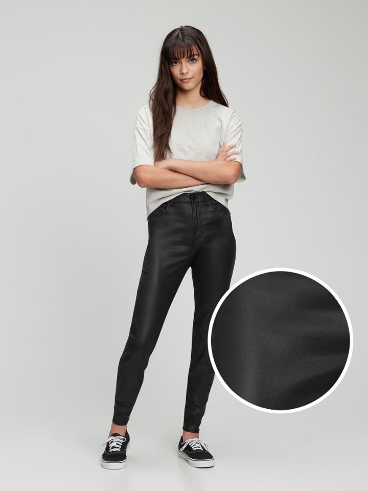 Teen Sky High Rise Skinny Ankle Jeans With Washwell3