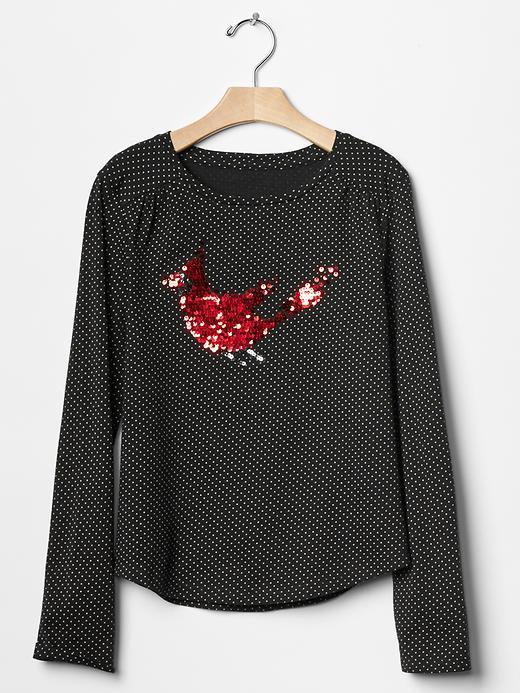 Gap Sparkle Graphic Tee - True Black