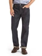 Gap Men Selvedge Standard Fit Jeans - Raw Indigo