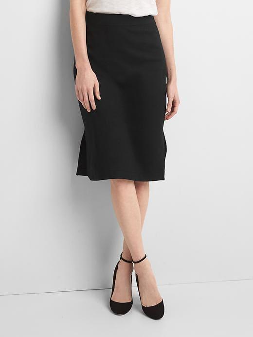 Gap Ponte Pencil Skirt - True Black