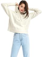 Gap Women The Archive Re Issue Crop Hoodie - New Off White