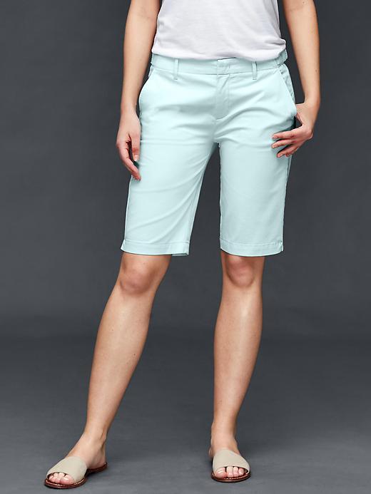 Gap Women Skinny Bermuda Shorts - Pacific Mist