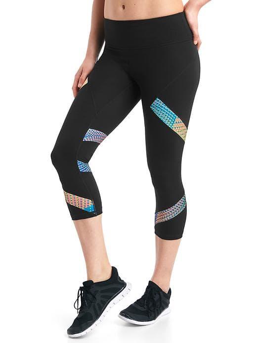Gap Women Gapfit Blackout Gfast Print Capris - Dot Ombre