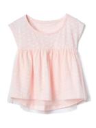 Gap Print Tulle Top - Pink Print