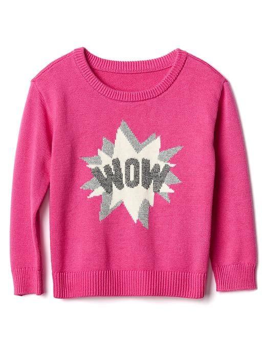 Gap Embellished Wow Sweater - Pink Azalea