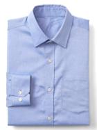 Gap Women Wrinkle Resistant Chambray Standard Fit Shirt - Blue Chambray