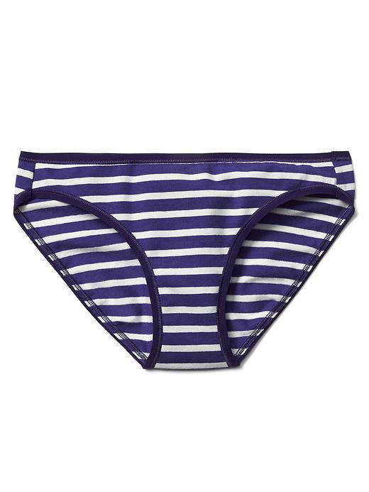 Gap Women Low Rise Bikini - Harbor Strp Blue