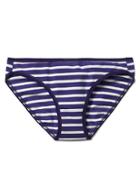 Gap Women Low Rise Bikini - Harbor Strp Blue