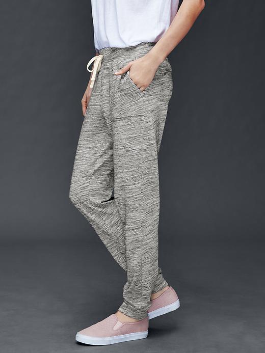 Gap Women Skinny Joggers - Space Dye Grey