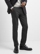 Gap Men Twill Pattern Skinny Fit Pants Stretch - Black