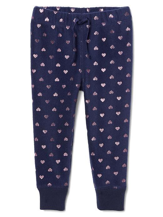 Gap Pro Fleece Print Pants - Hearts