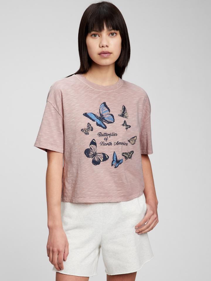 Teen 100% Organic Cotton Boxy Graphic T-shirt