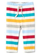 Gap Rugby Stripe Pull On Pants - Classic Multi Stripe