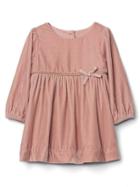 Gap Velvet Empire Dress - Pink