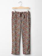 Gap Floral Knot Bow Soft Pants - Spring Night