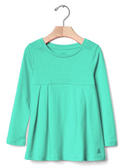 Gap Print Pleated Top - Deco Green 407