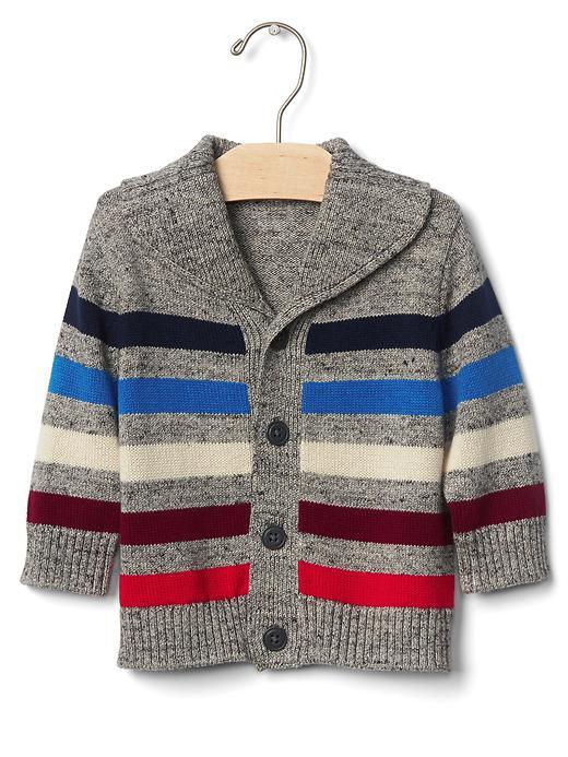 Gap Striped Shawl Cardigan - Striped
