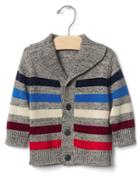 Gap Striped Shawl Cardigan - Striped
