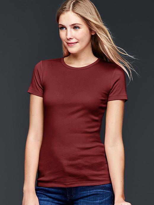 Gap Modern Crew Tee - Dark Claret
