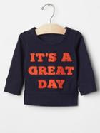 Gap Graphic Pullover Sweatshirt - Dark Night