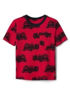 Gap Print Short Sleeve Pocket Tee - New Heather Grey