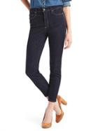 Gap Women Authentic 1969 True Skinny Contrast Stitch High Rise Jeans - Rinse