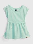 Toddler 100% Organic Cotton Mix And Match Peplum Top