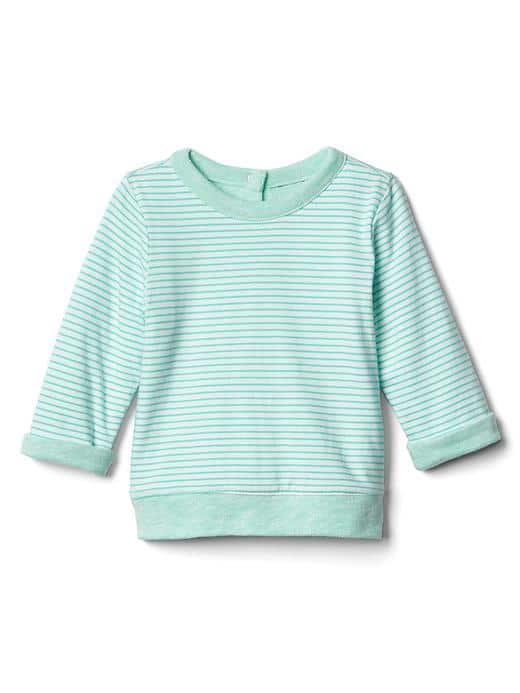 Gap Favorite Reversible Crew Pullover - Green