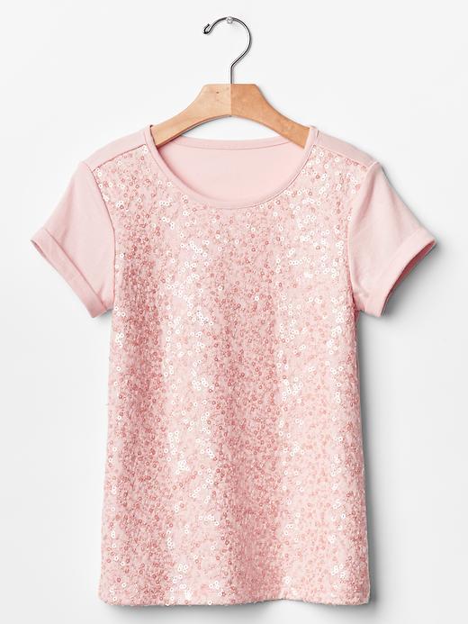 Gap Sequin Tee - Misty Rose