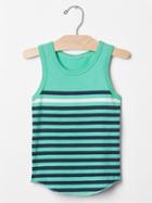 Gap Stripe Tank - Southern Turquoise