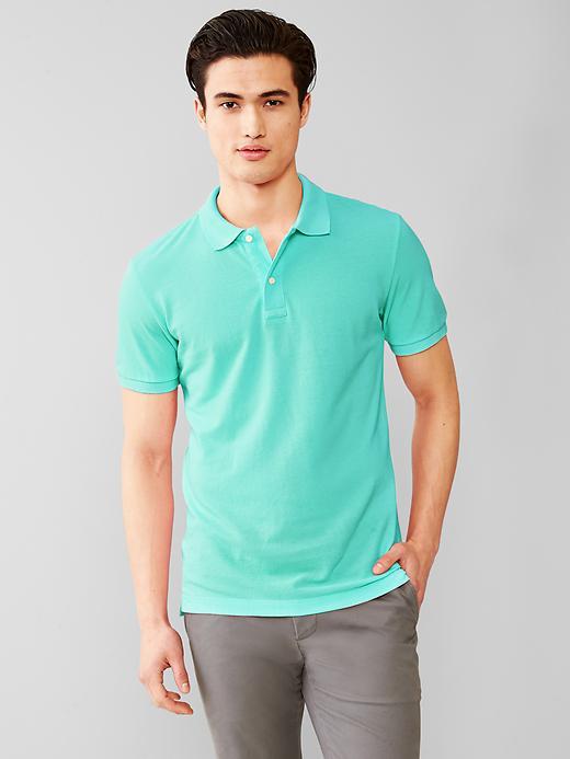 Gap The New Polo - Green Cascade